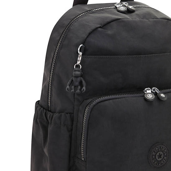 Kipling Maisie Diaper Backpack Handbag Black Noir | CA 1281JP